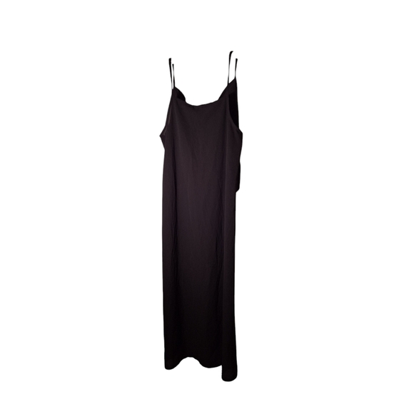 boohoo Maxi Length CAMI Top Layering Scoop Neck Black Ladies 8 NWT GLAM Sold OUT - Picture 3 of 6